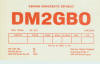 DM2GBO QSL Card