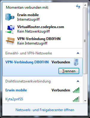 VPN-Verbindung Trennen